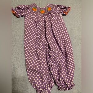 Pumpkin romper Southern Sunshine Kids 18 mth $15